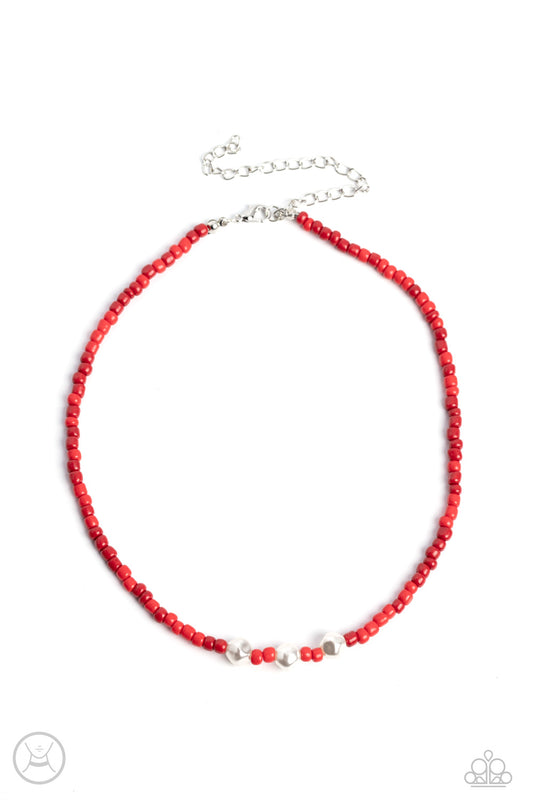 Paparazzi Necklaces - I Can Seed Clearly Now  - Red