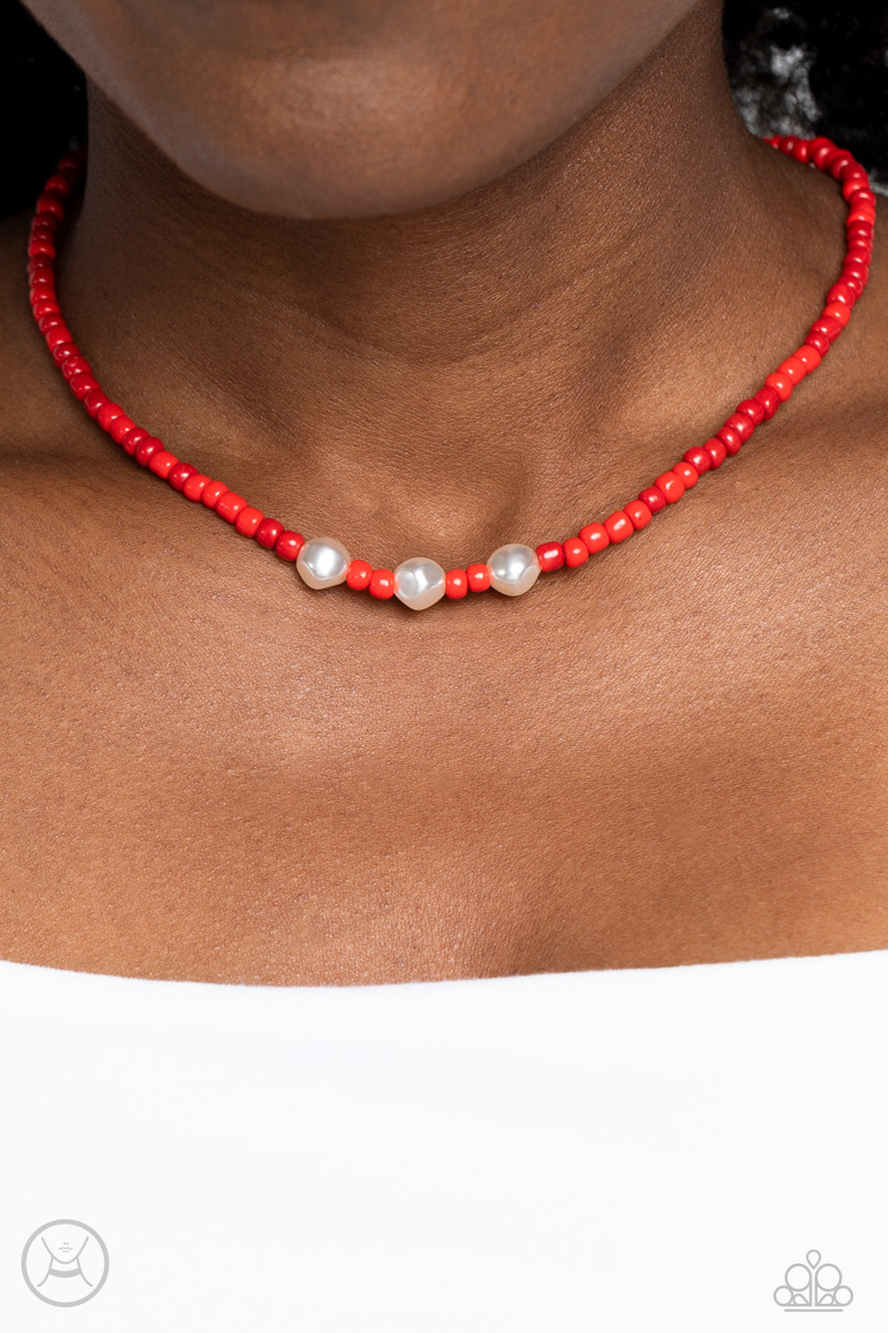 Paparazzi Necklaces - I Can Seed Clearly Now  - Red