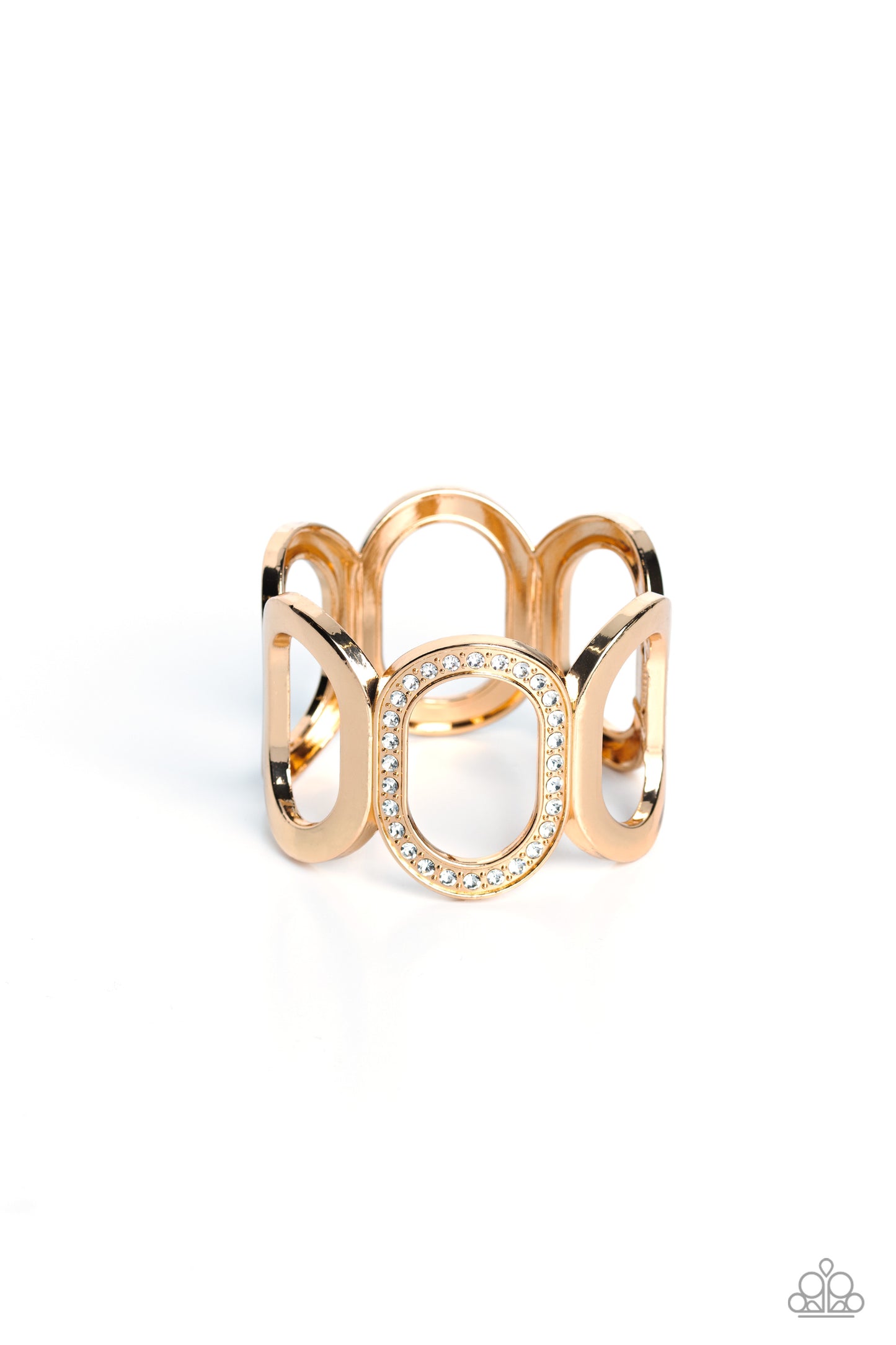 Paparazzi Bracelets - Opulent Ovals - Gold