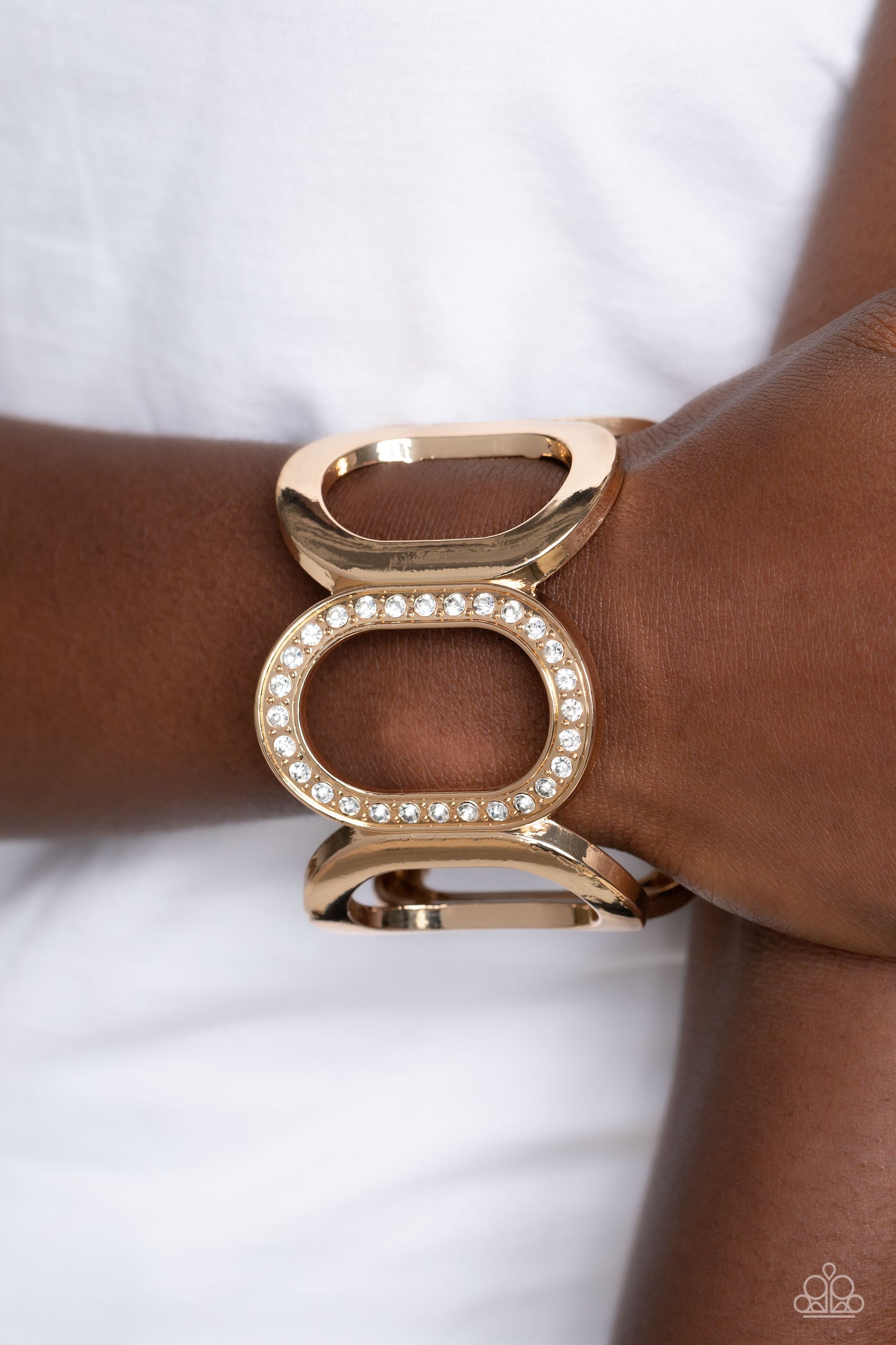 Paparazzi Bracelets - Opulent Ovals - Gold