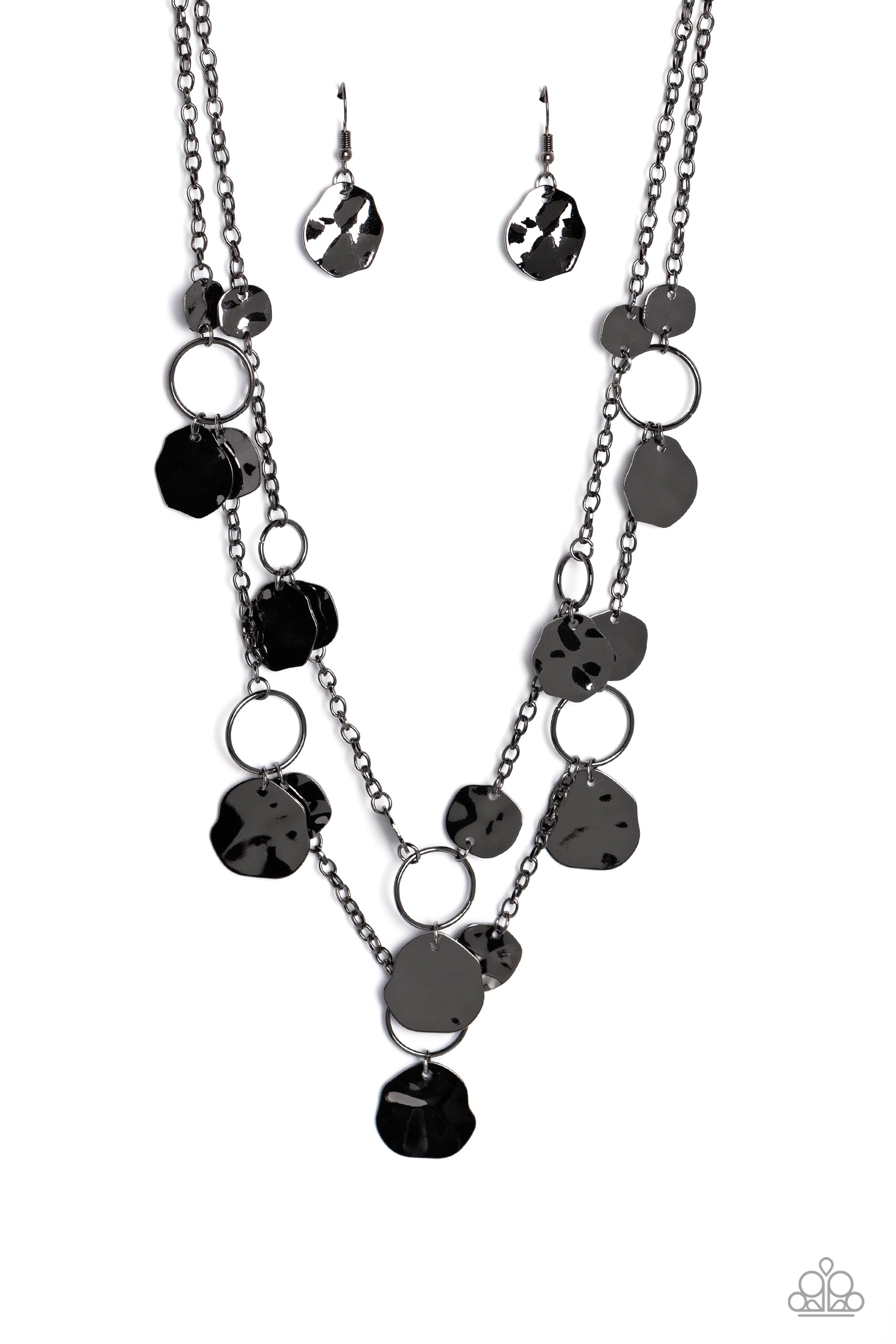 Paparazzi Accessories - Alpha Glam - Black Jewelry Necklace