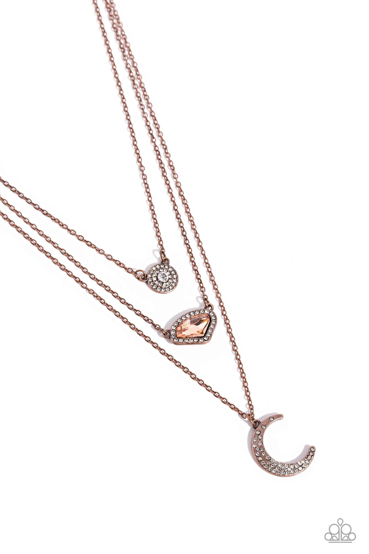 Paparazzi Necklaces - Lunar Lineup - Copper