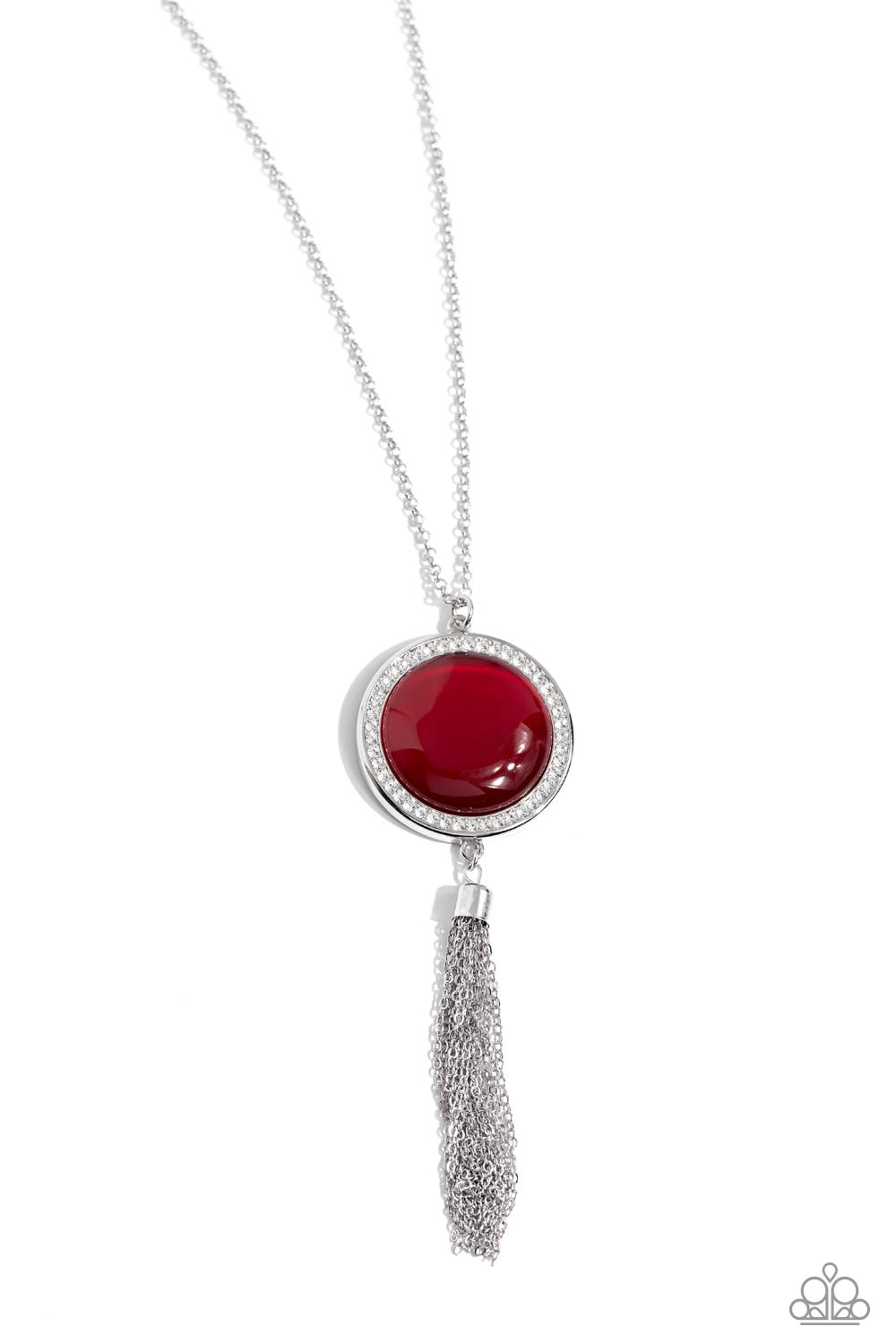 Paparazzi Necklaces - Tallahassee Tassel - Red