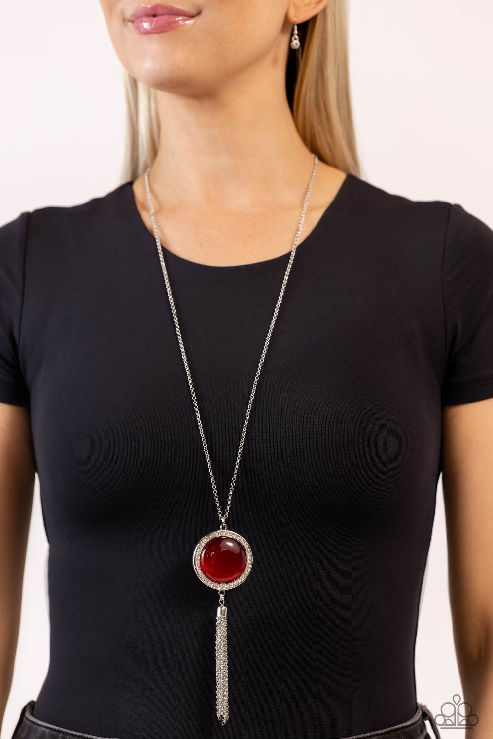 Paparazzi Necklaces - Tallahassee Tassel - Red