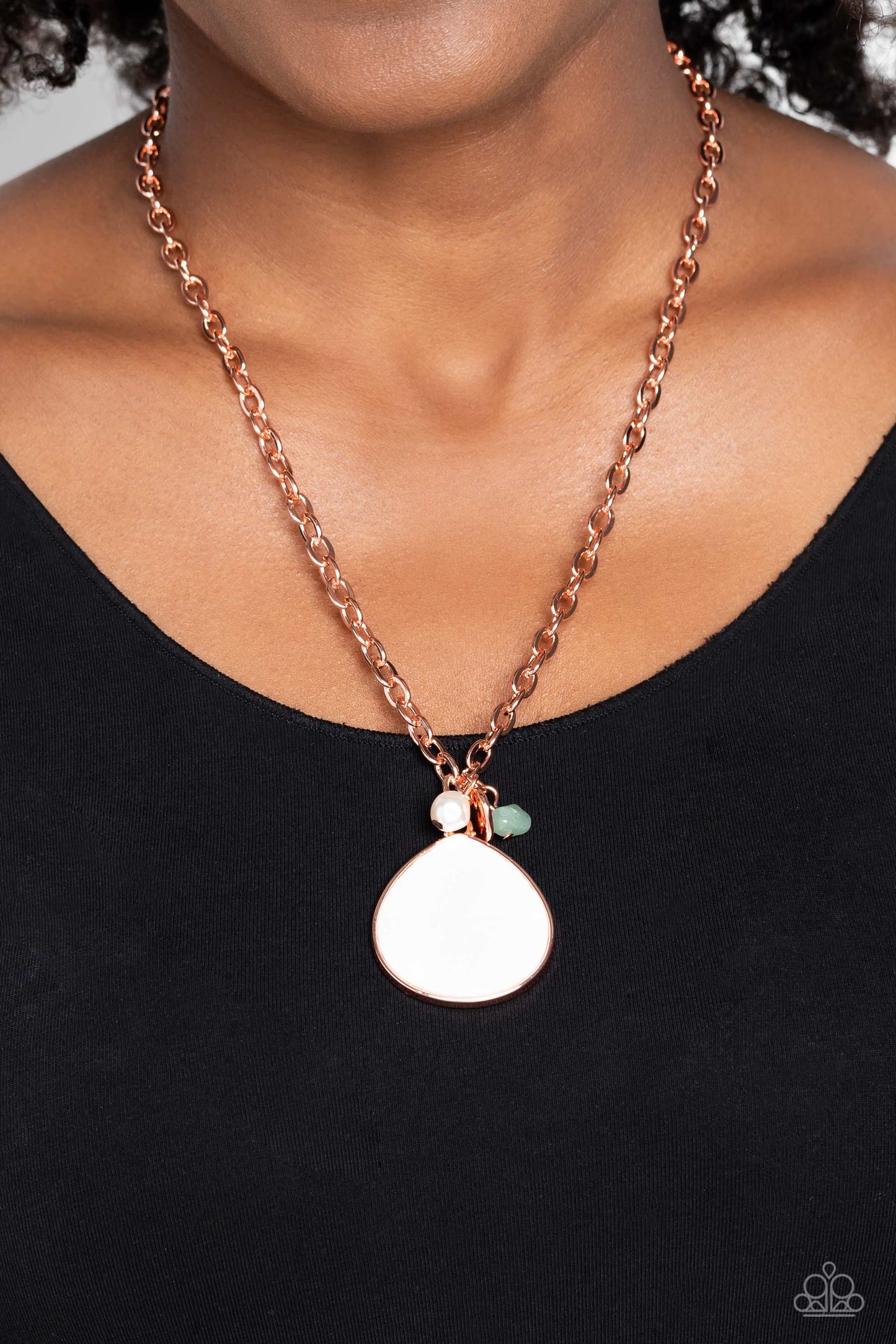 Paparazzi Necklaces - I Put A SHELL On You - Copper