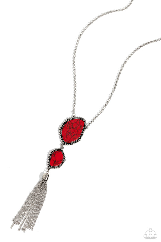 Paparazzi Necklaces - Desert Darling - Red