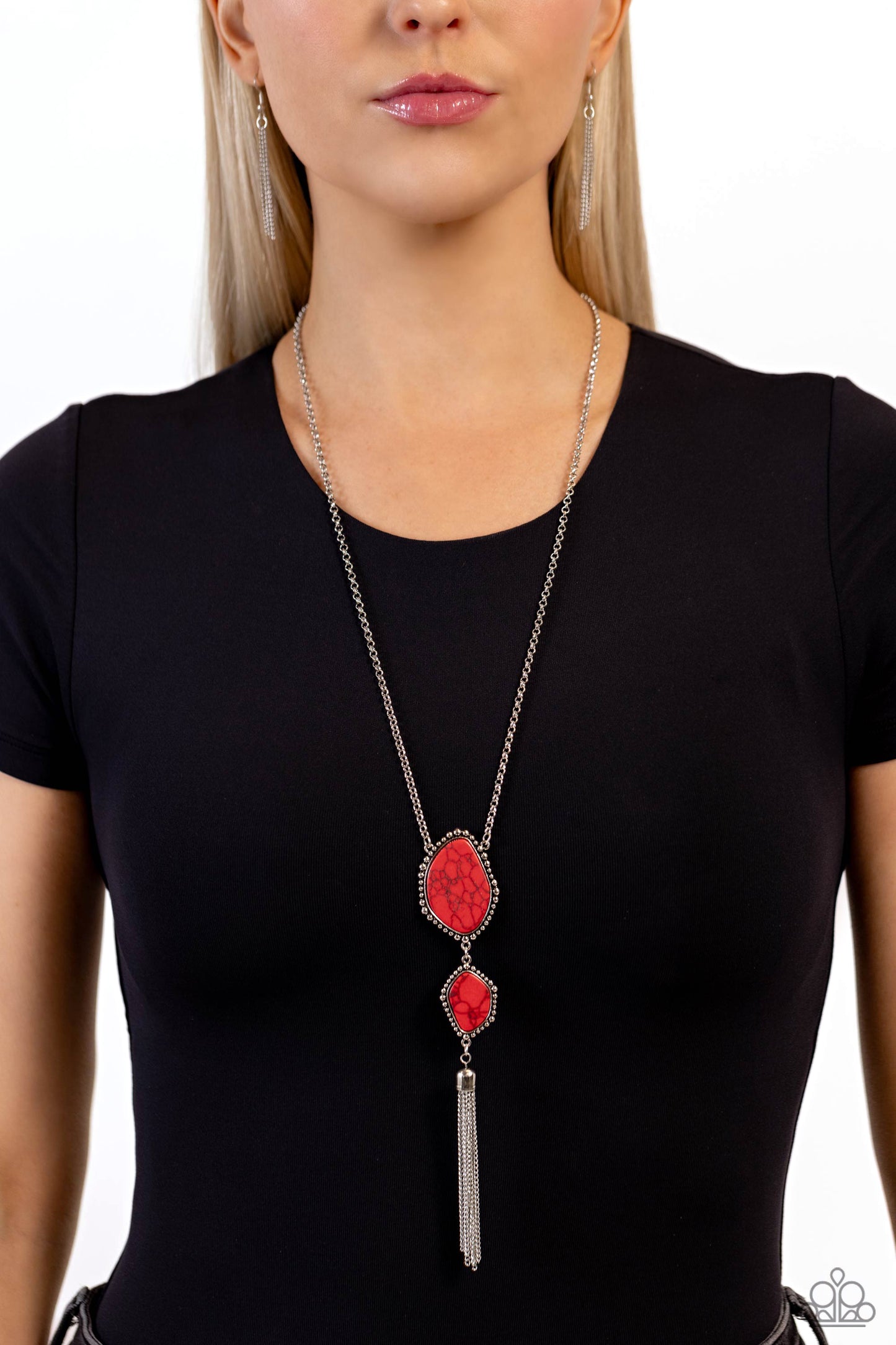Paparazzi Necklaces - Desert Darling - Red