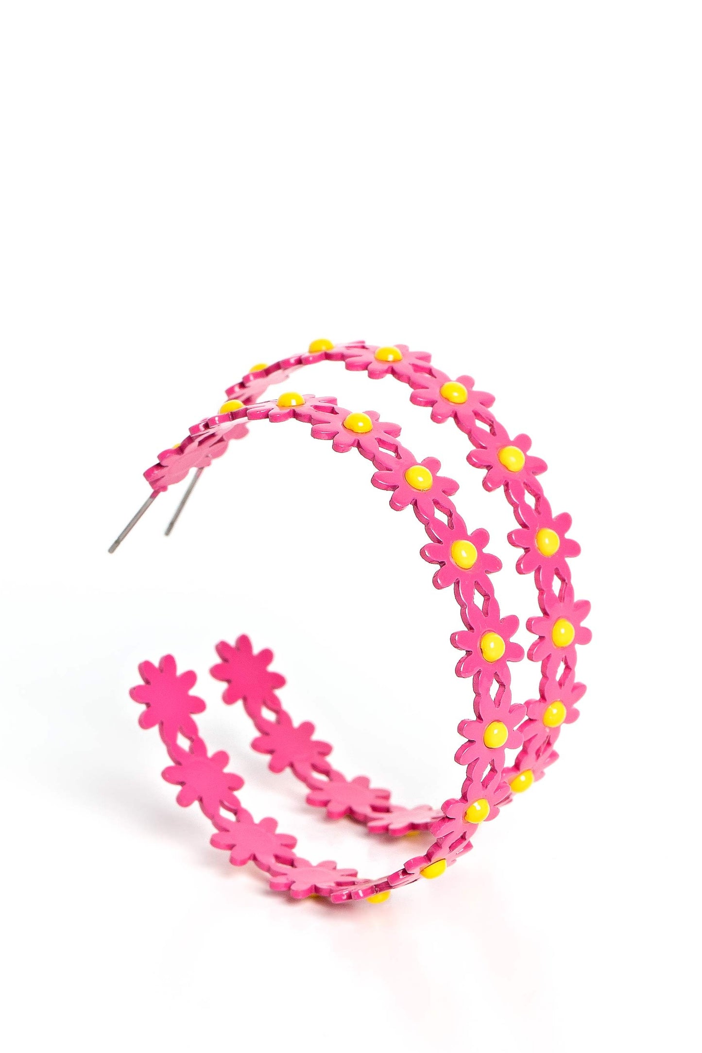 Paparazzi Earrings - Daisy Disposition - Pink