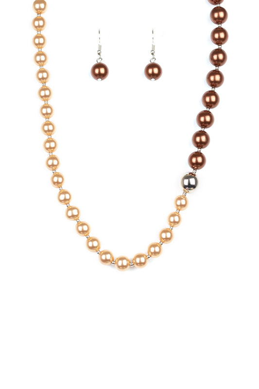 Paparazzi Necklaces - 5th Avenue A-Lister - Brown