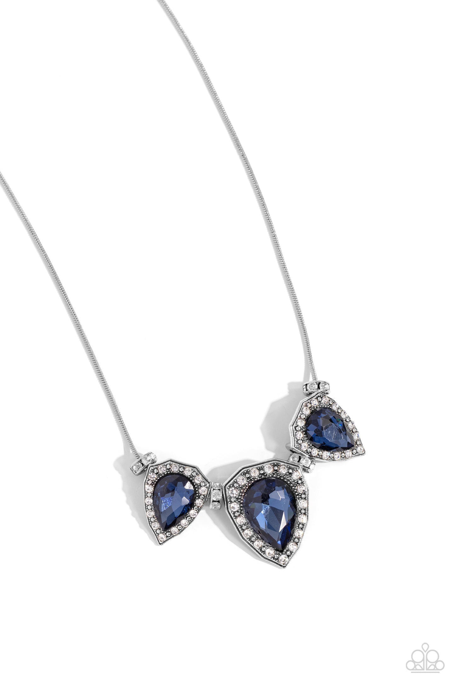 Paparazzi Necklaces - Majestic Met Ball - Blue
