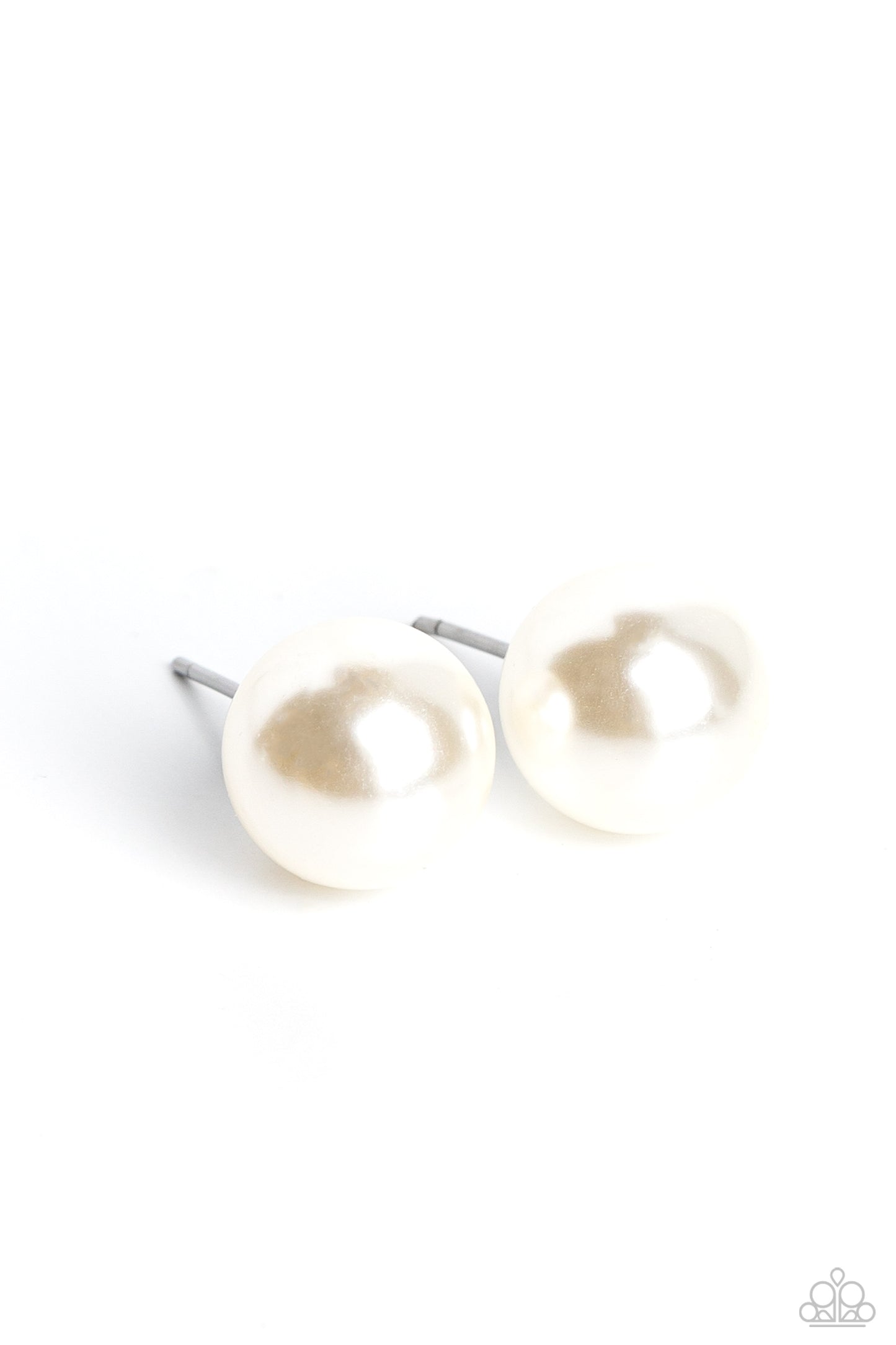 Paparazzi Earrings - Debutante Details - White