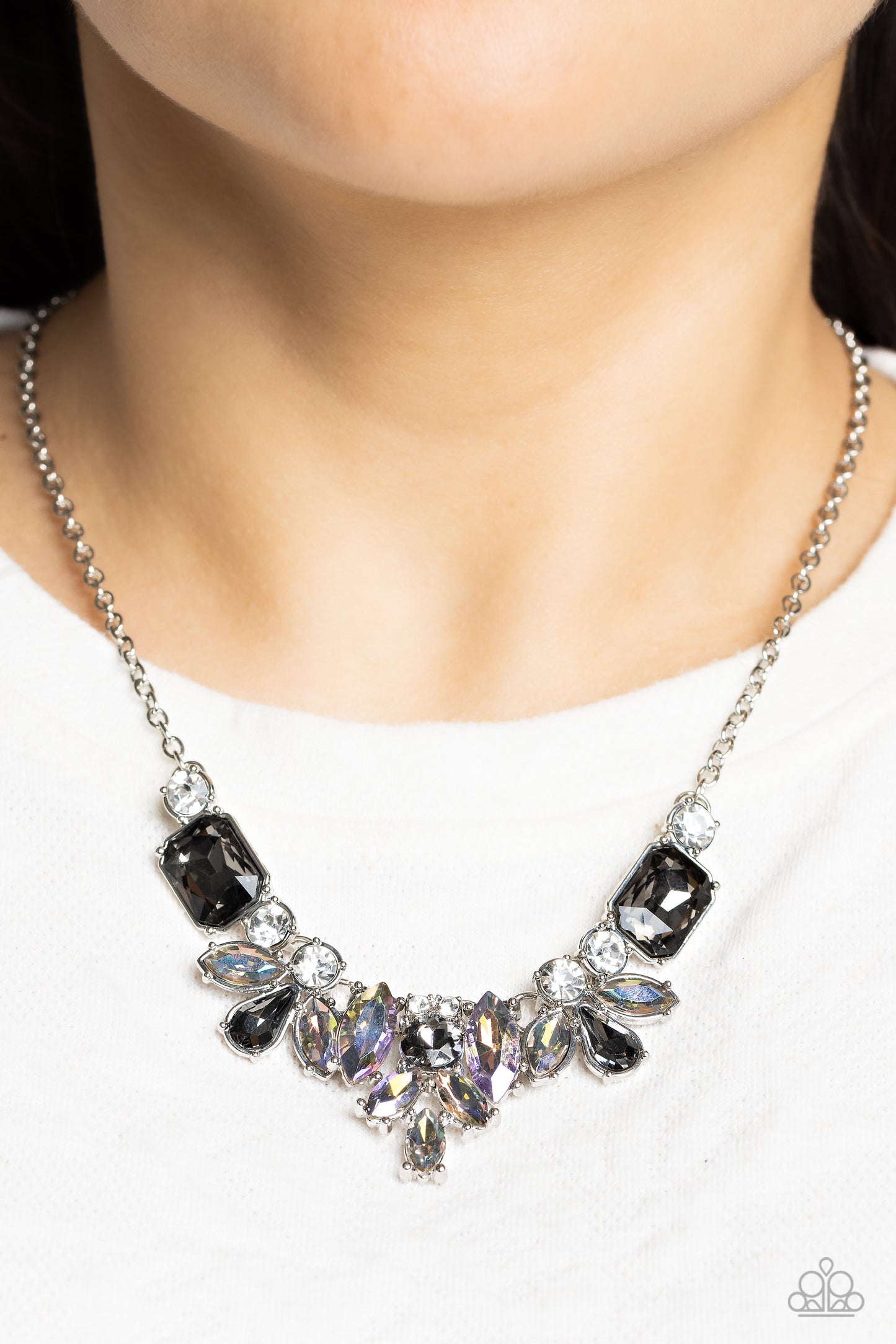 Paparazzi Necklaces - Prima Donna Dazzle - Silver