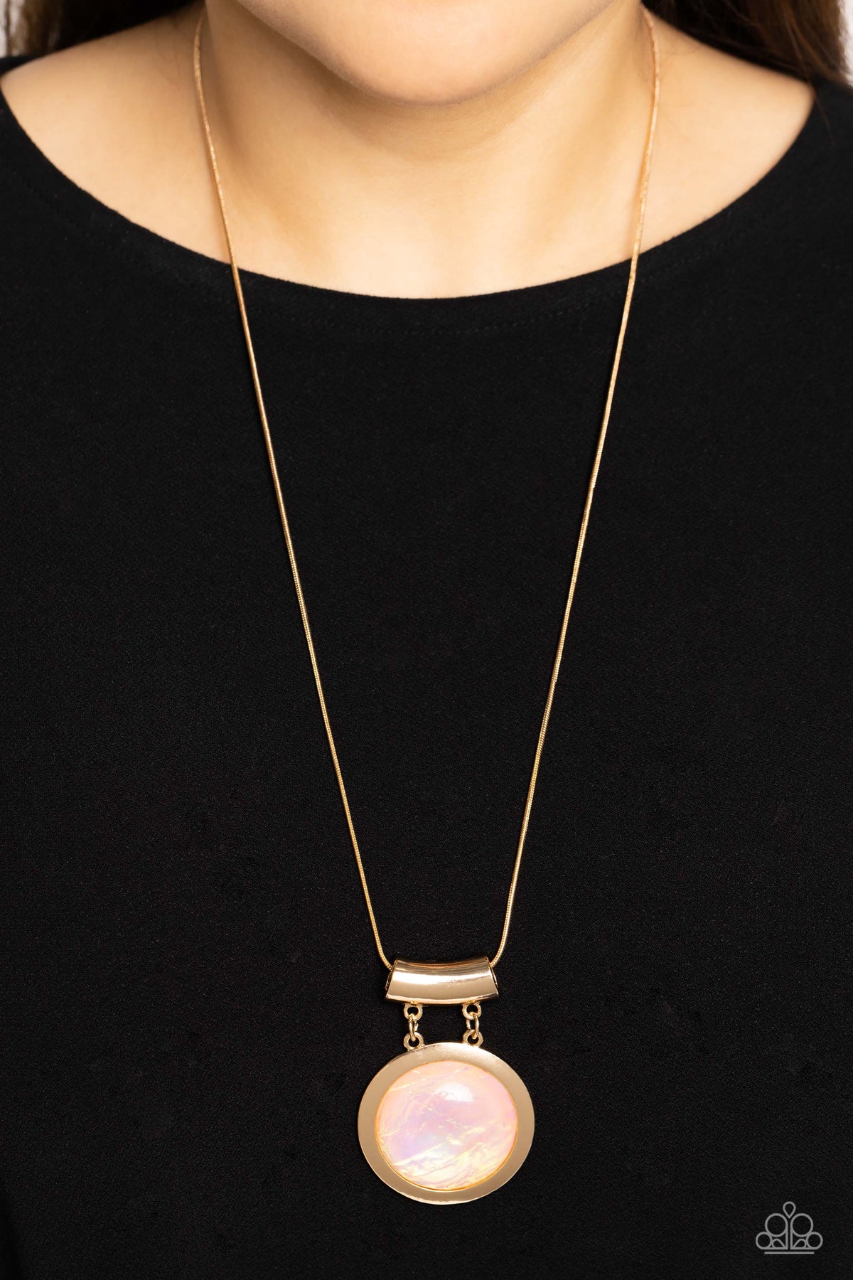Paparazzi Necklaces - Starlight Starbright - Gold