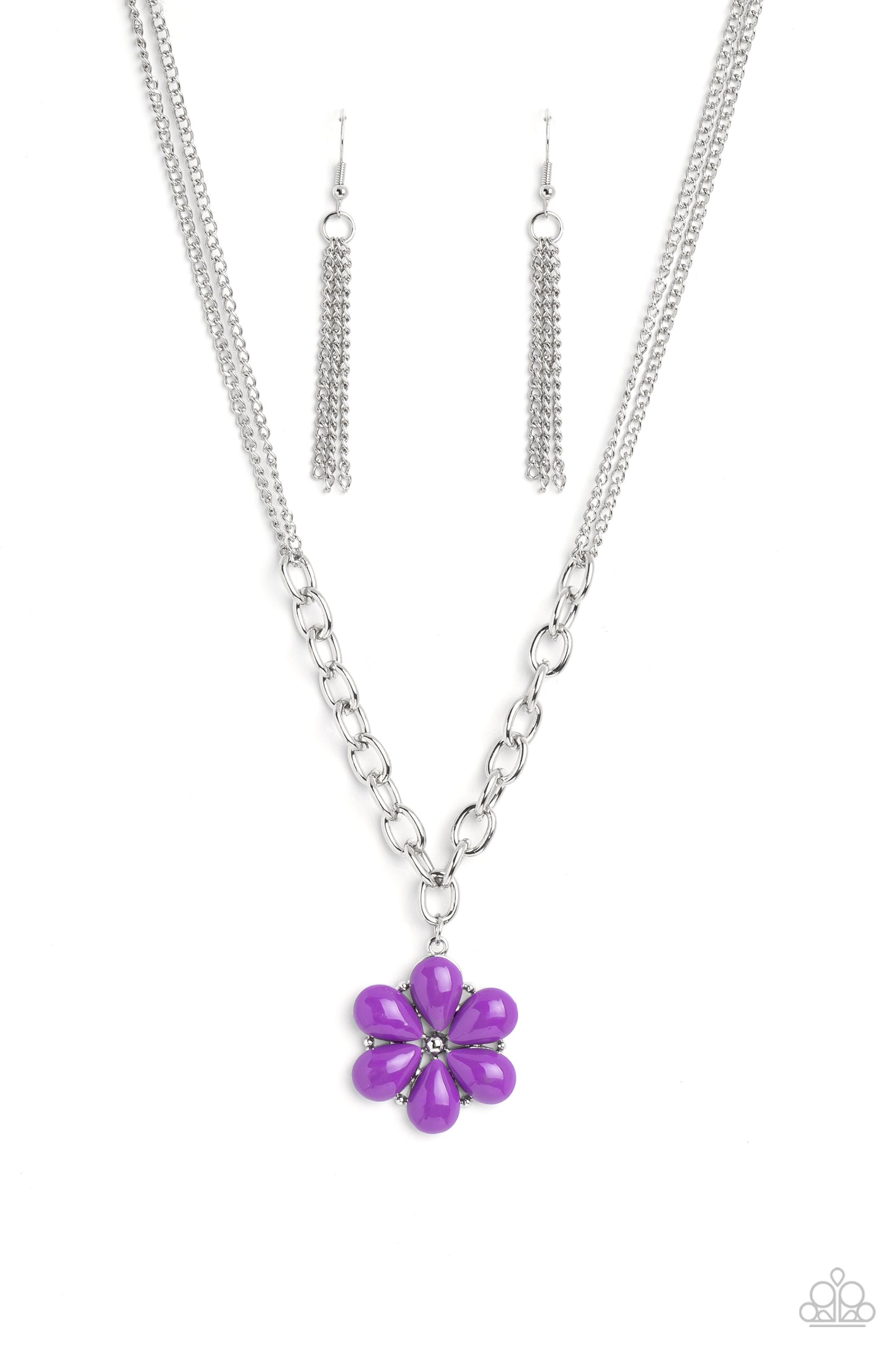 Paparazzi Necklaces - Dazzling Dahlia - Purple