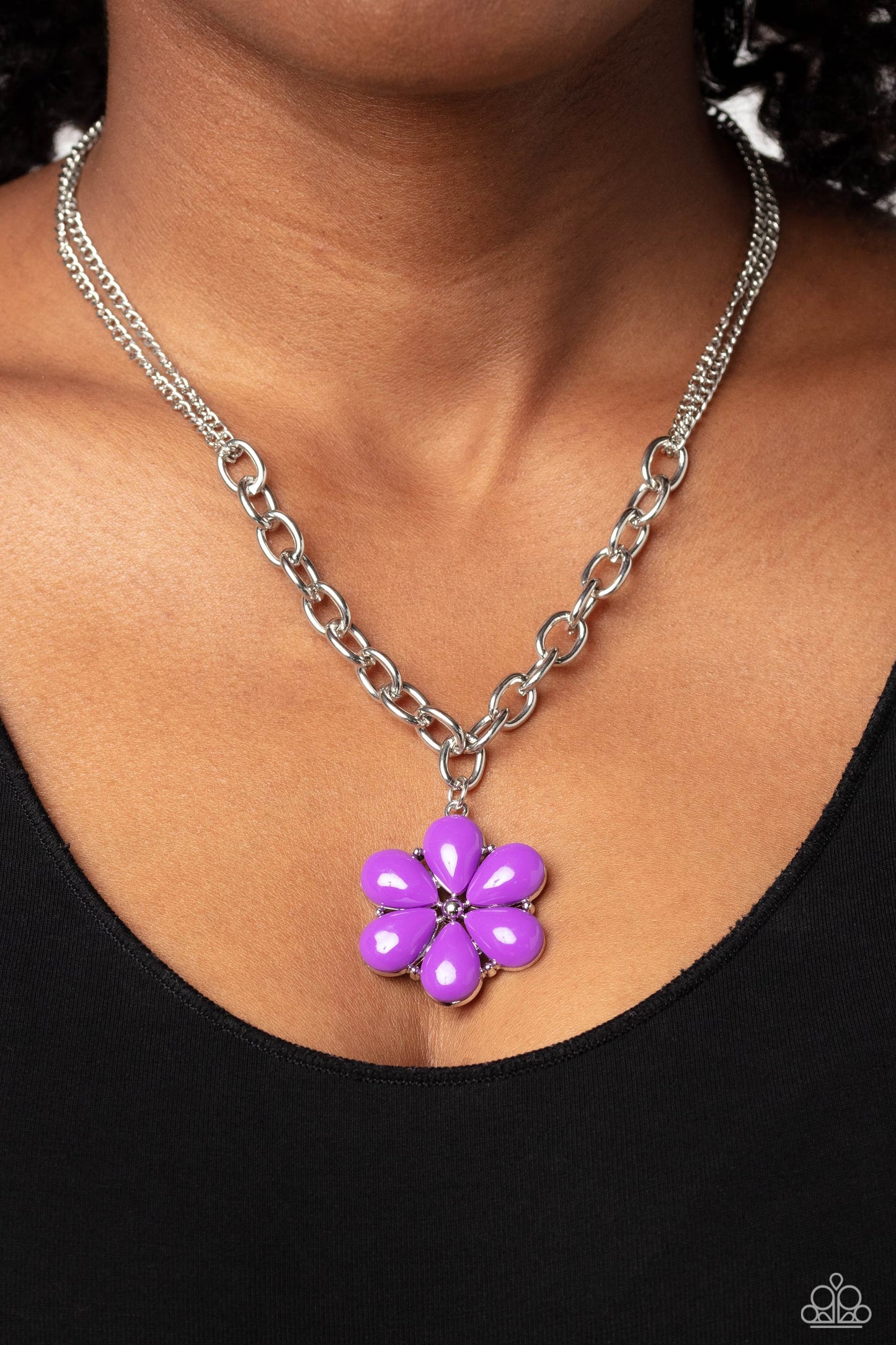 Paparazzi Necklaces - Dazzling Dahlia - Purple