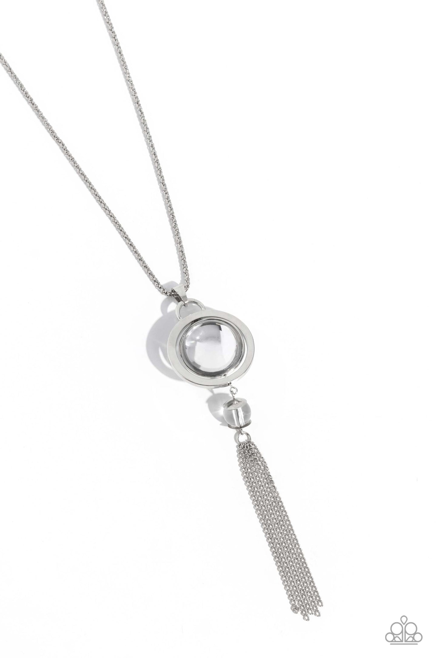 Paparazzi Necklaces - Rotating Radiance - White