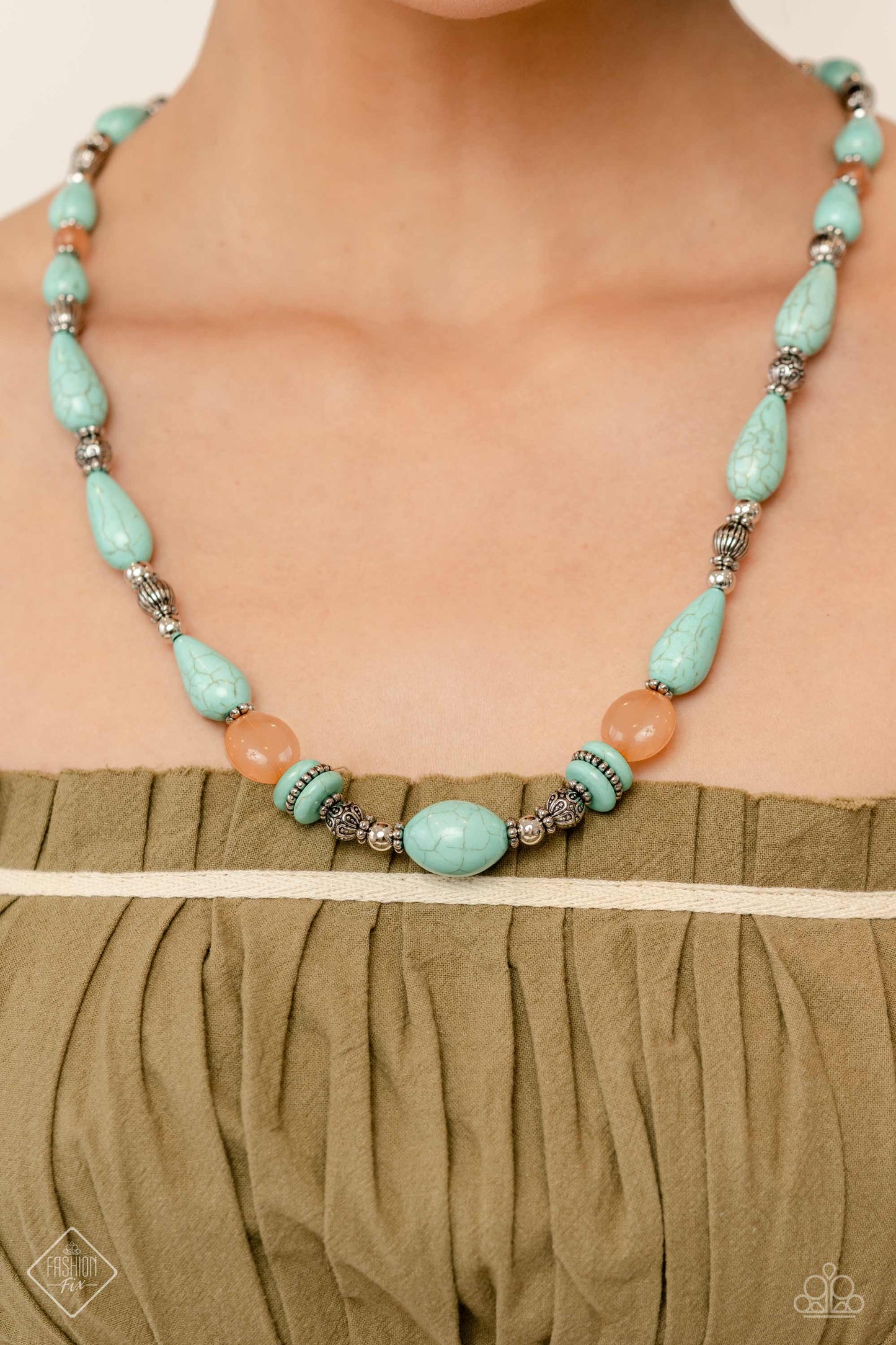 Paparazzi Necklaces - Nile River Redux - Blue - Fashion Fix