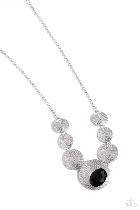 Paparazzi Necklaces - EDGY or Not - Black