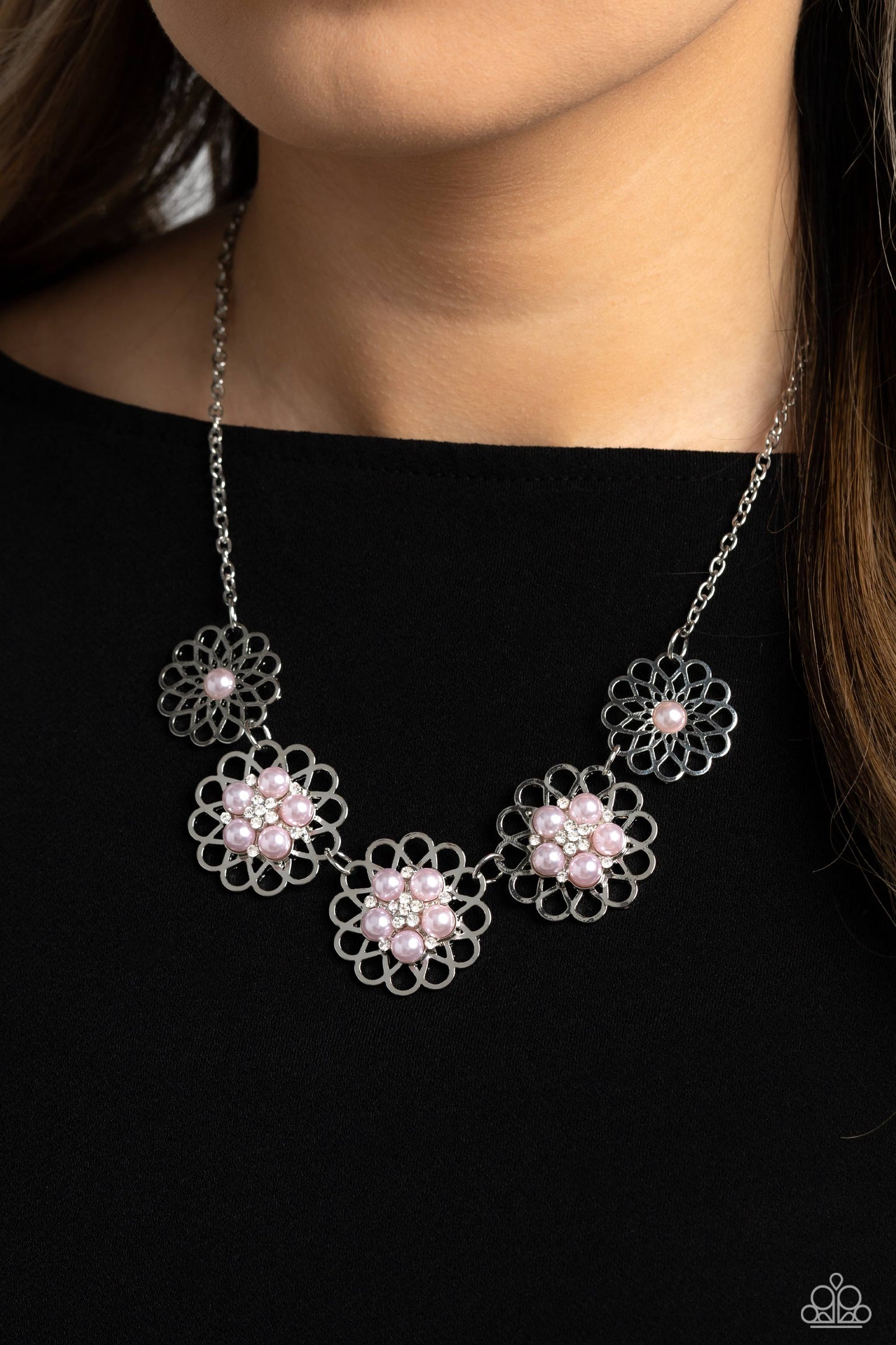 Paparazzi Necklaces - Mandala Mosaic - Pink