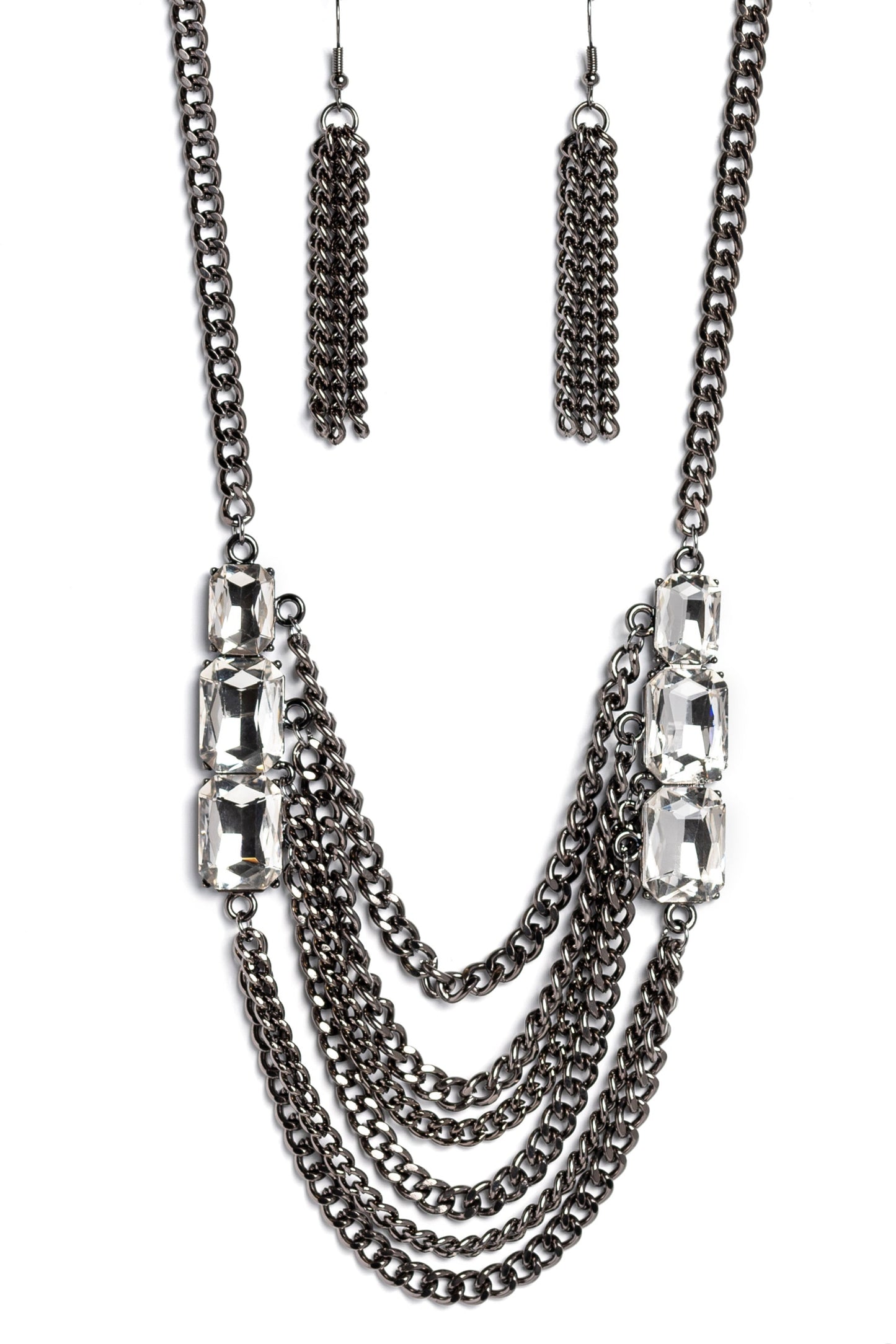 Paparazzi Necklaces - Come CHAIN or Shine - Black