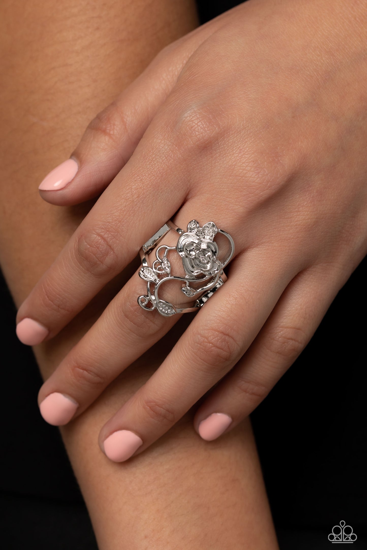 Paparazzi Rings - What ROSE Around - Silver