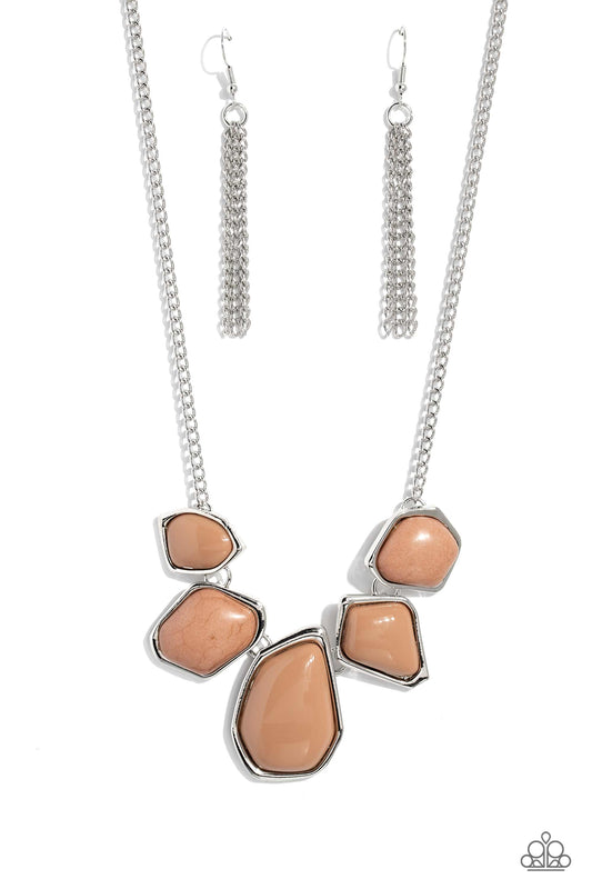 Paparazzi Necklaces - Beyond the Badlands - Brown