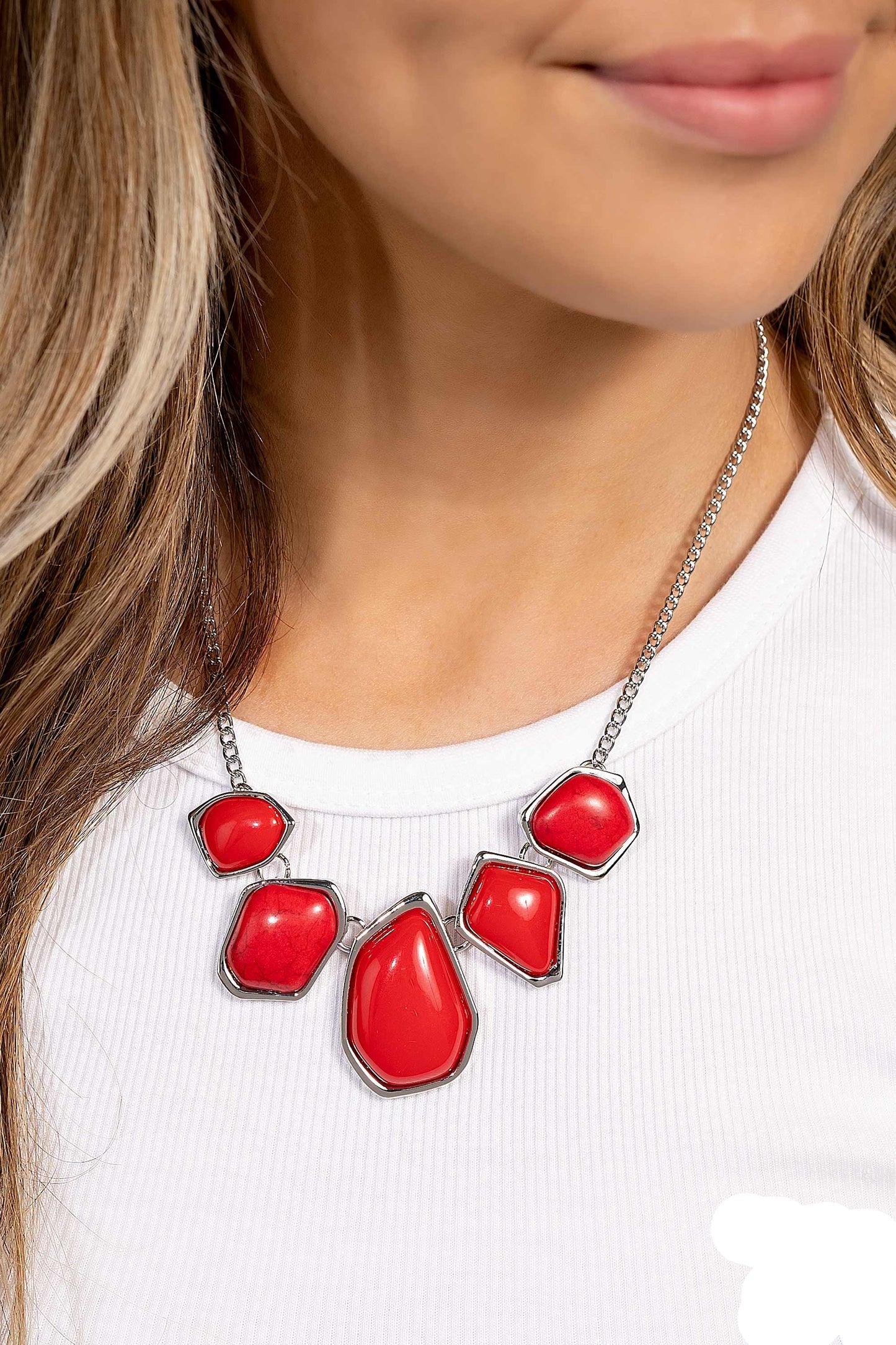 Paparazzi Necklaces - Beyond the Badlands - Red