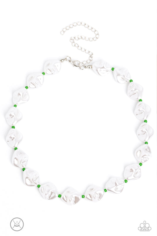 Paparazzi Necklaces - SHORE Enough - Green