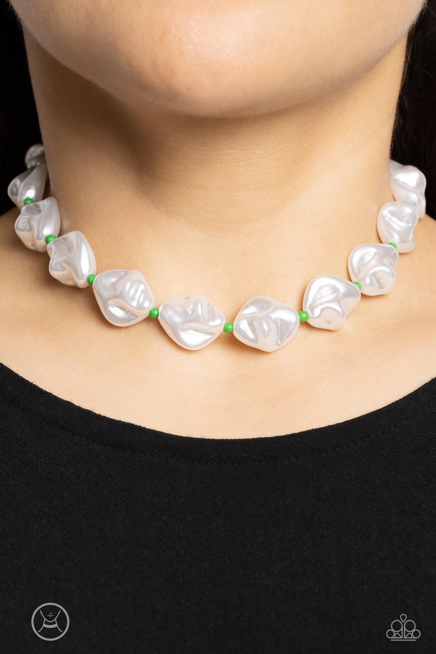 Paparazzi Necklaces - SHORE Enough - Green
