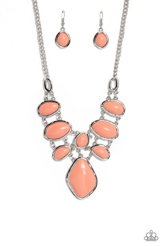 Paparazzi Necklaces - Dreamily Decked Out - Orange