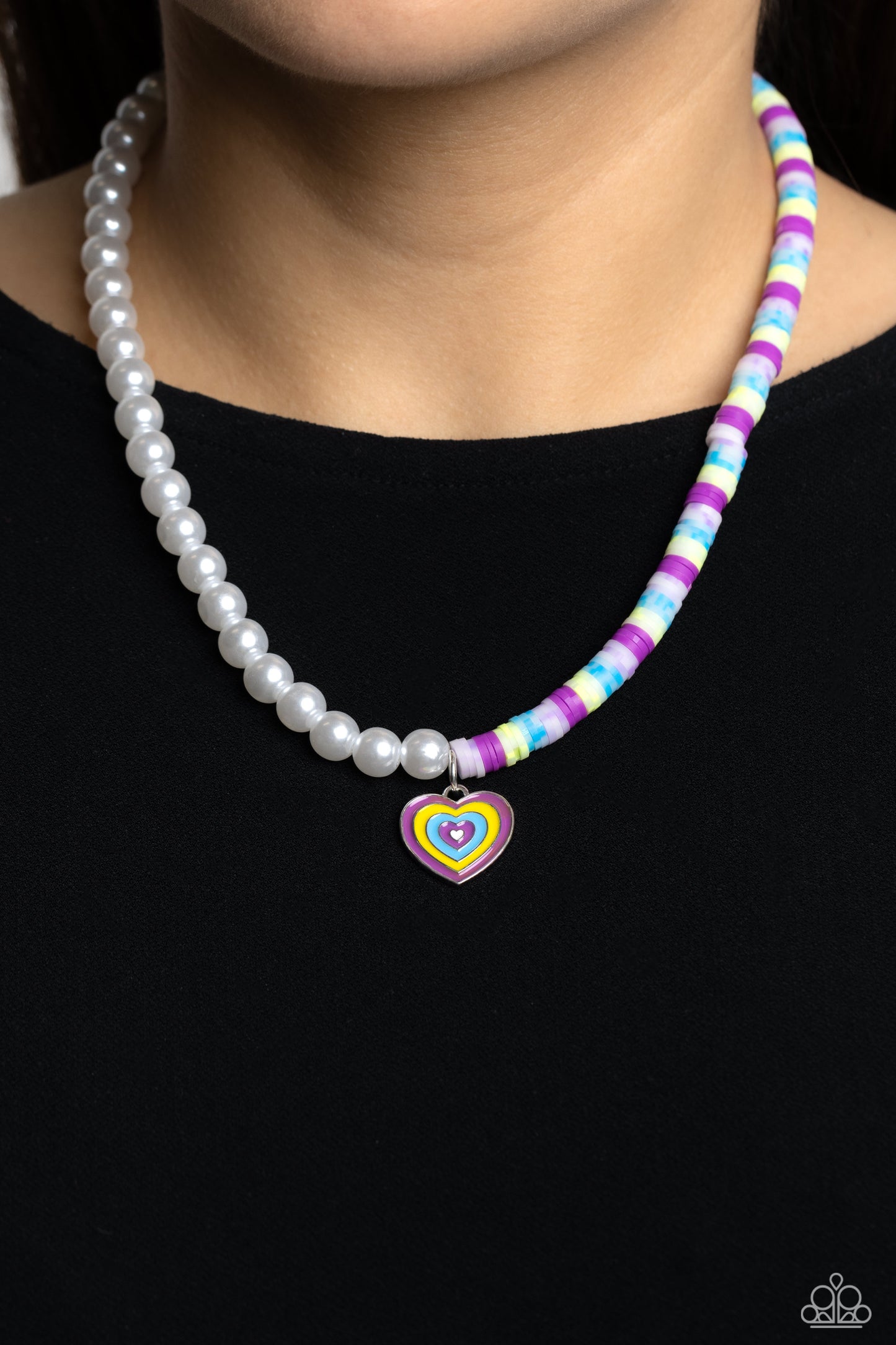 Paparazzi Necklaces - Precise Psychedelic - Purple