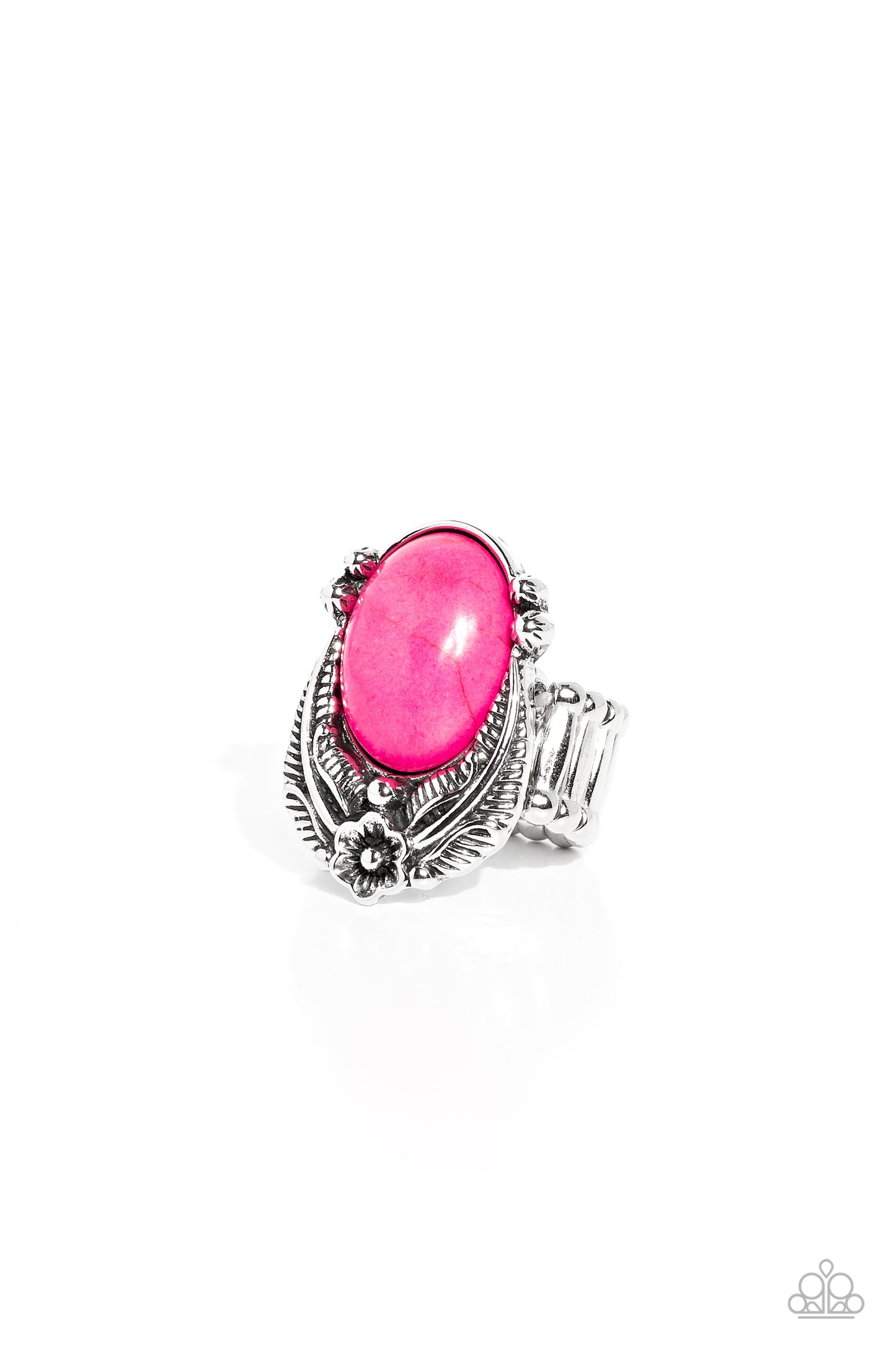 Paparazzi Rings - Serrated Style - Pink