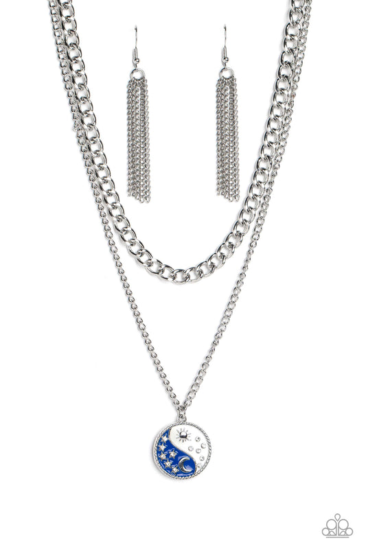 Paparazzi Necklaces - Night and Day - Blue