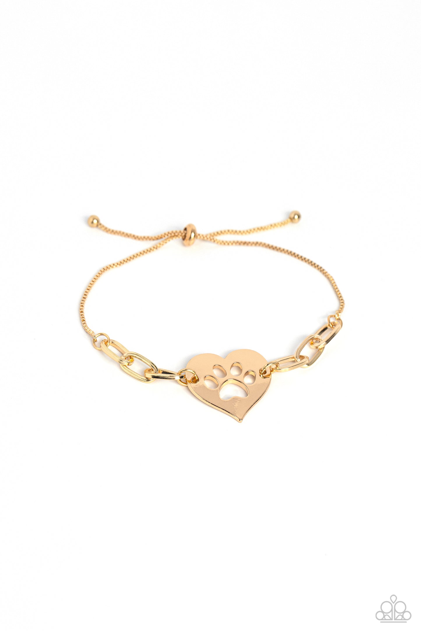 Paparazzi Bracelets - PAW-sitively Perfect - Gold