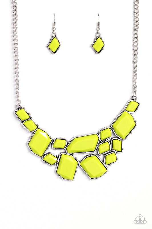 Paparazzi Necklaces - Energetic Embers - Green