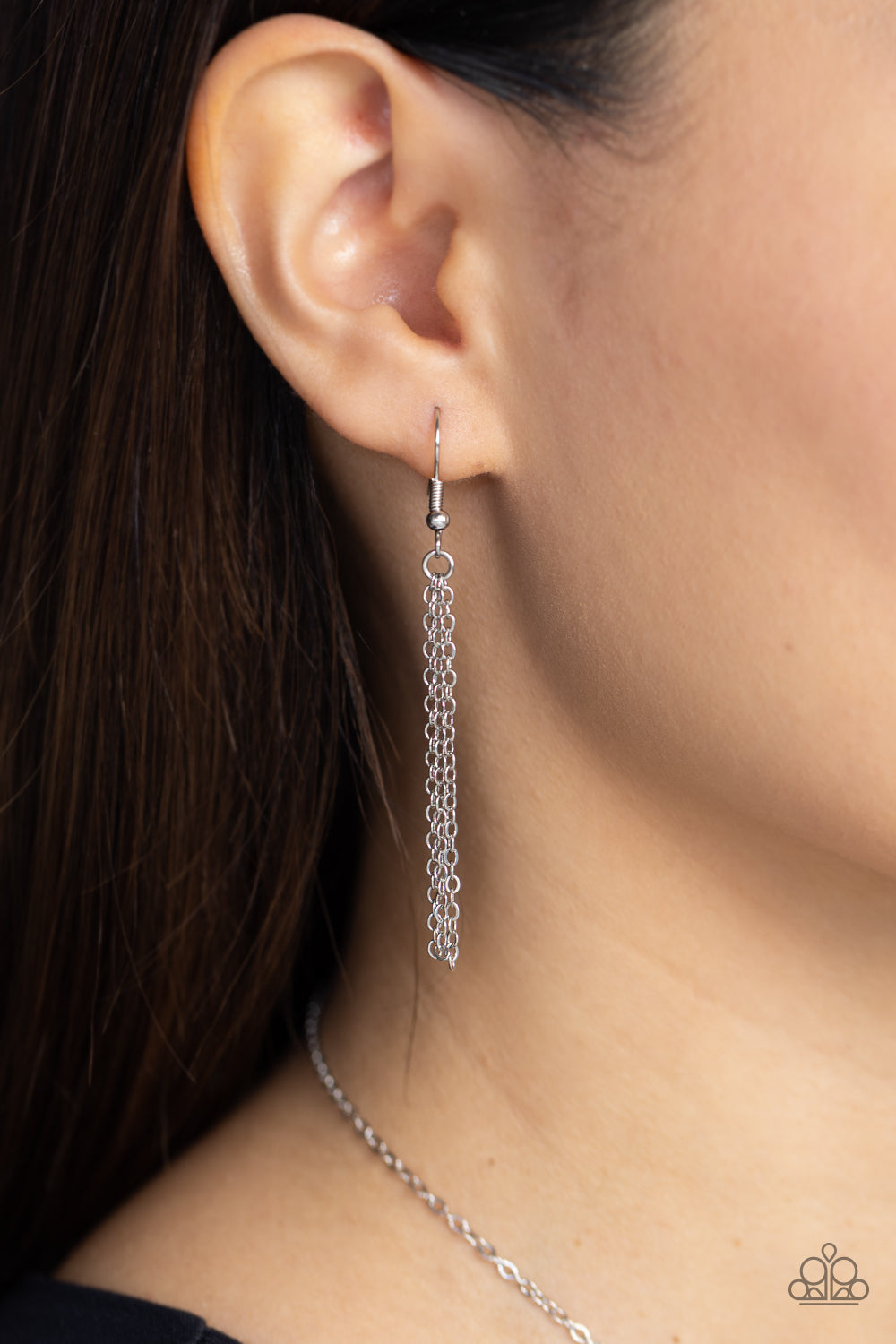 Paparazzi Necklaces - Leave Your Initials - Silver - M