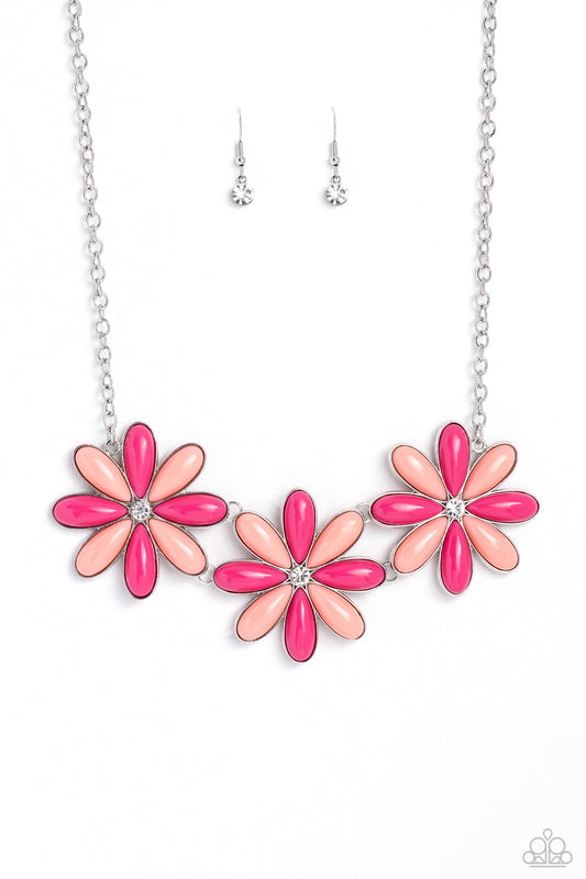 Paparazzi Necklaces - Bodacious Bouquet - Pink