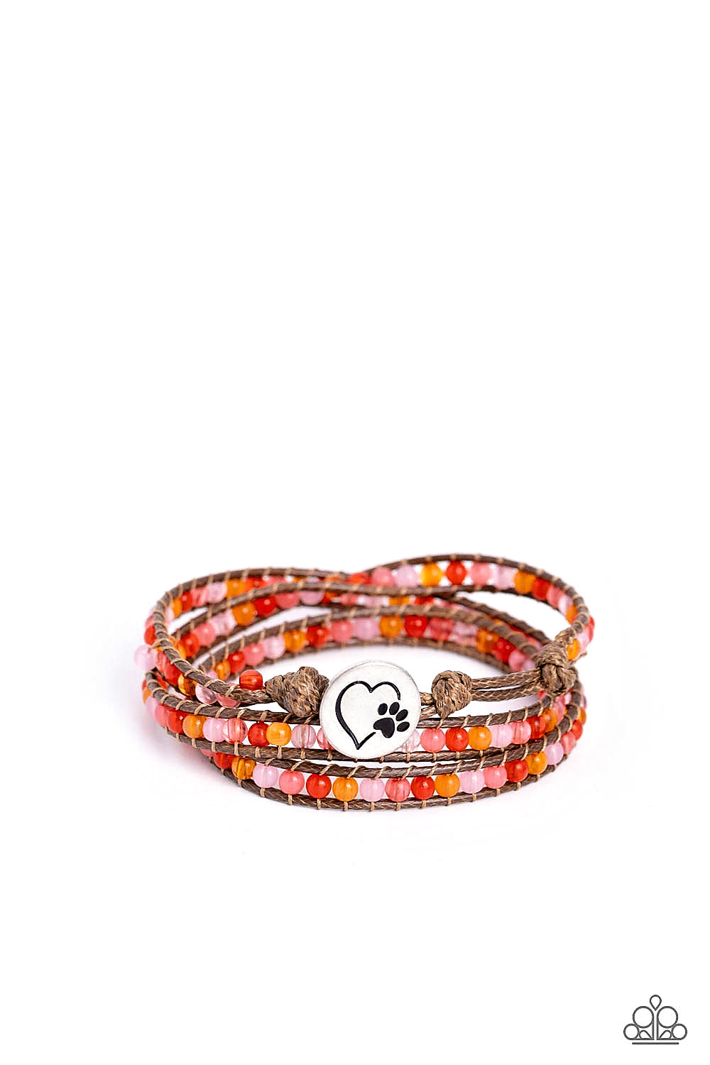 Paparazzi Bracelets - PAW-sitive Thinking - Orange
