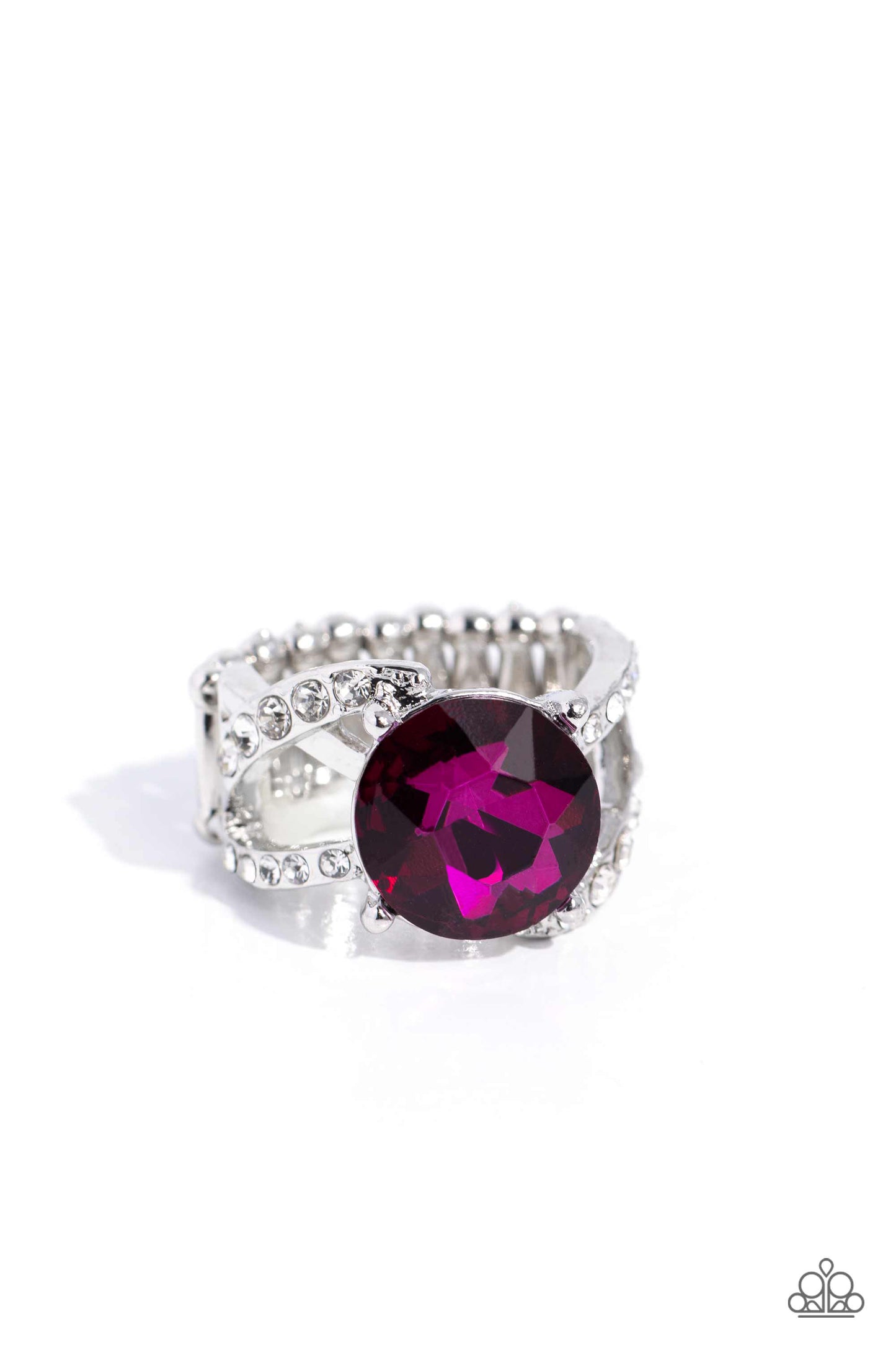 Paparazzi Rings - Scintillating Swirl - Pink