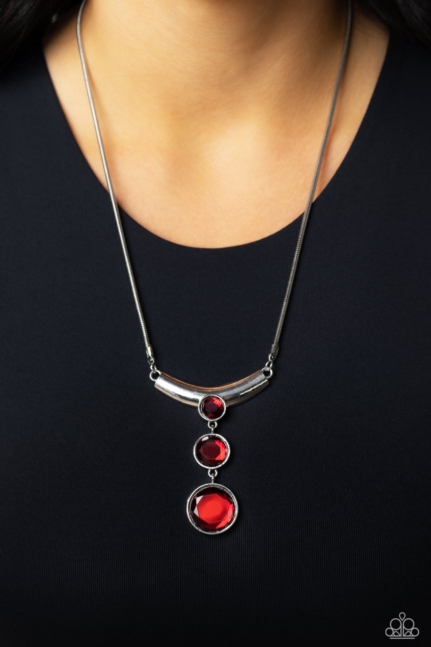 Paparazzi Necklaces - Alluring Andante - Red