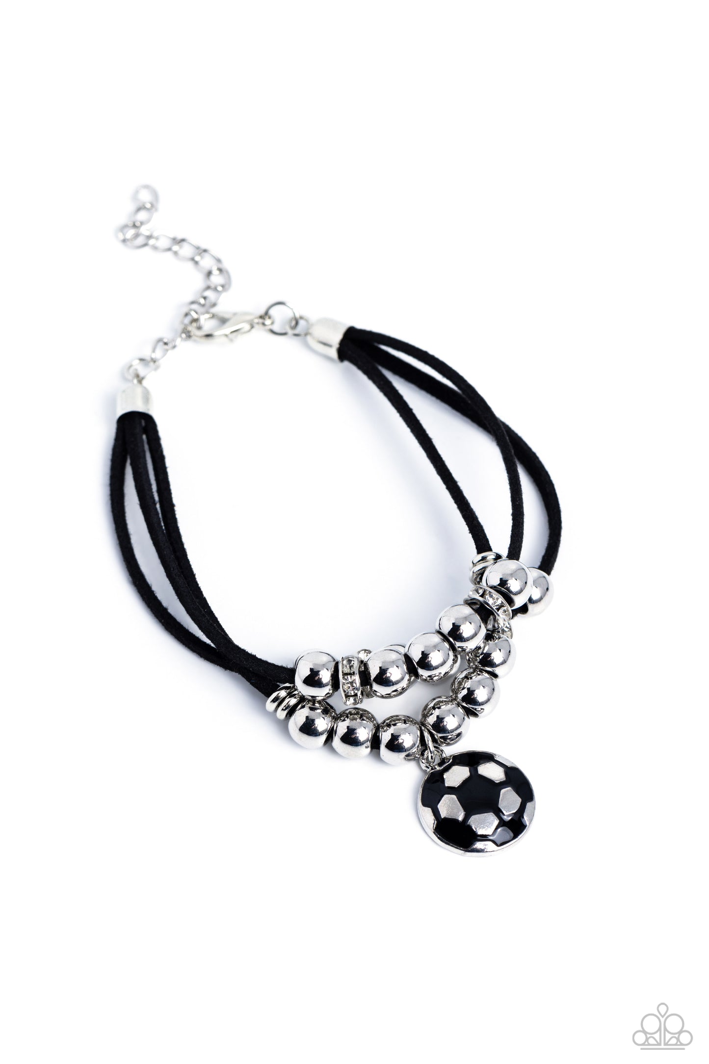 Paparazzi Bracelets - Soccer Player - Black