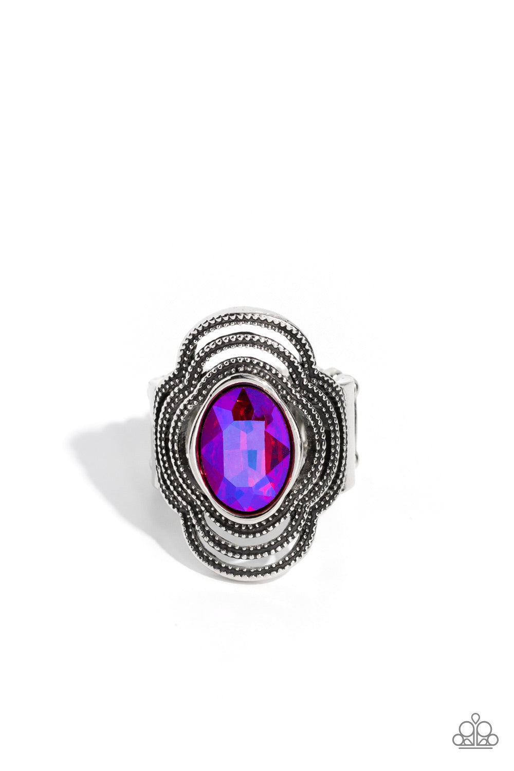Paparazzi Rings - Entrancing Edge - Pink