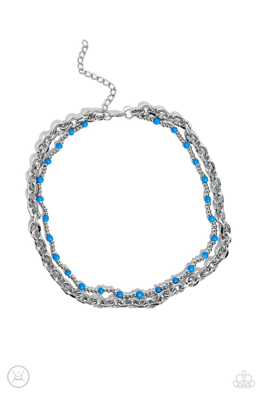Paparazzi Necklaces - A Pop of Color - Blue