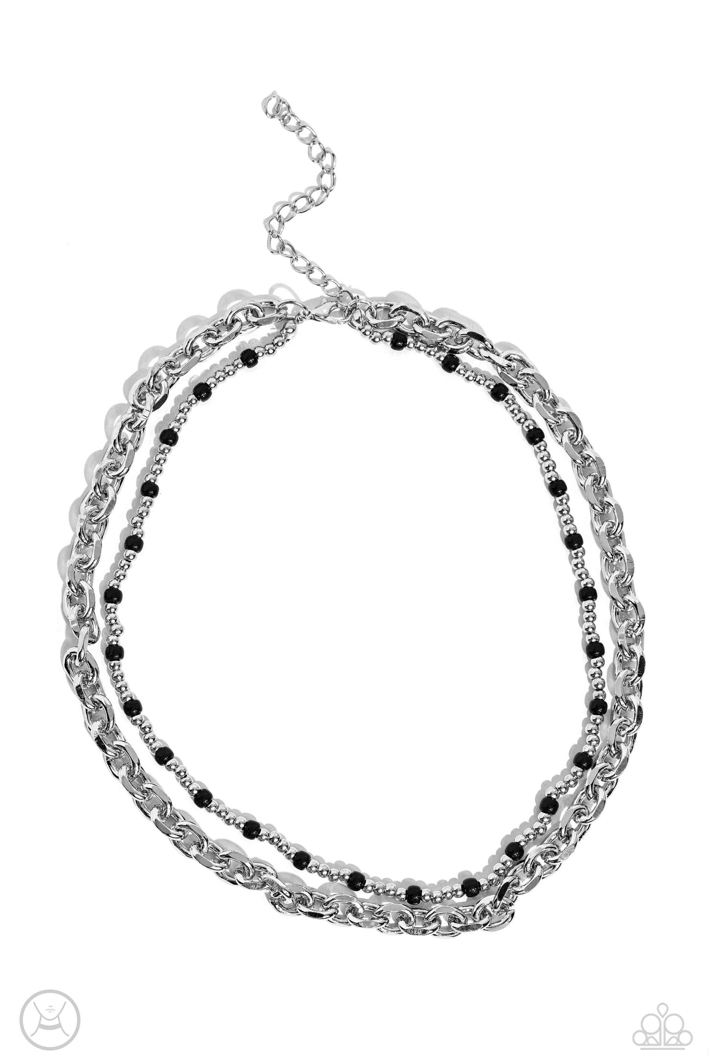 Paparazzi Necklaces - A Pop of Color - Black