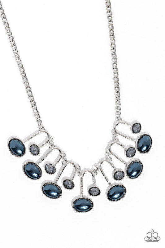 Paparazzi Necklaces - Abstract Adornment - Blue