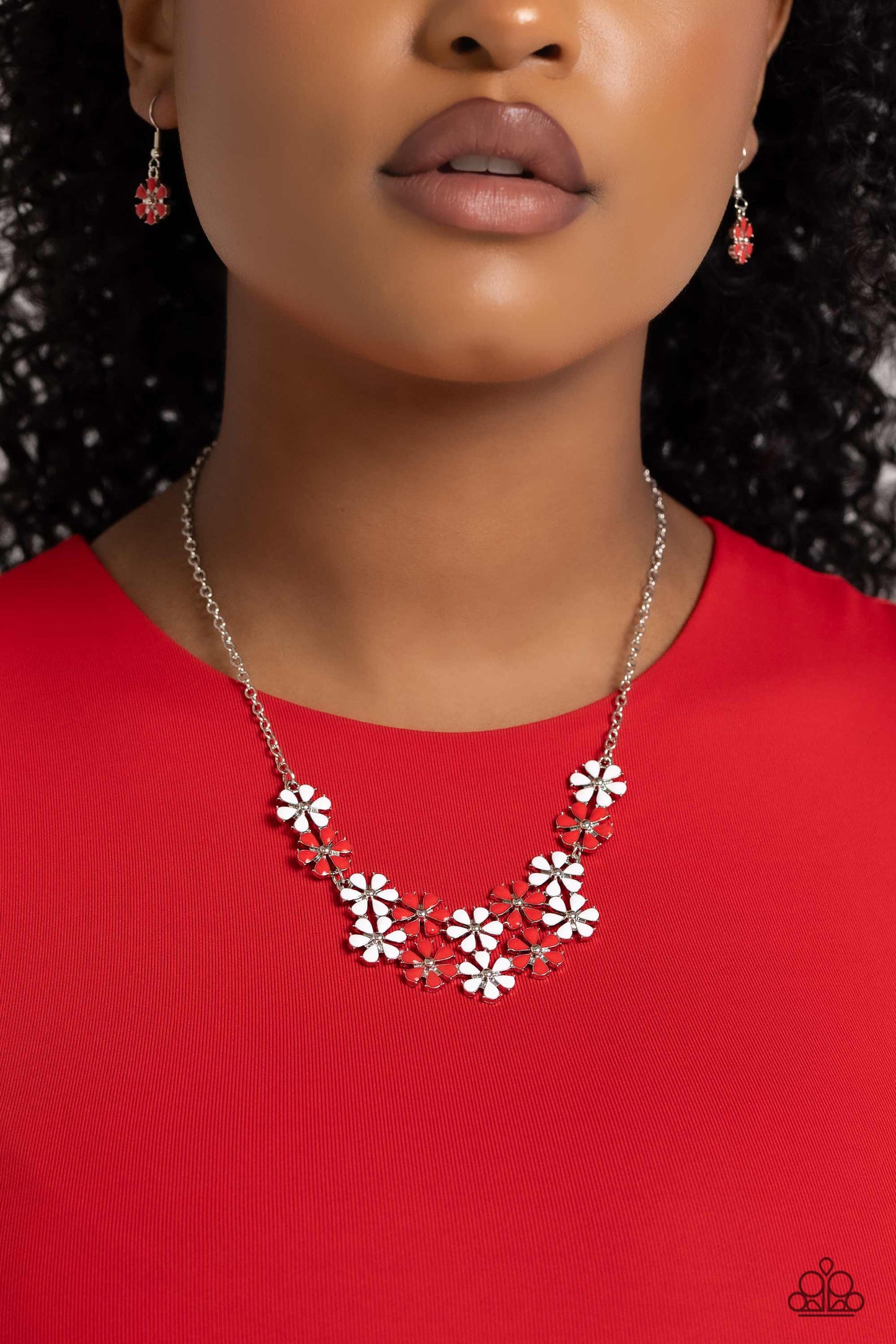 Paparazzi Necklaces - Floral Fever - Red