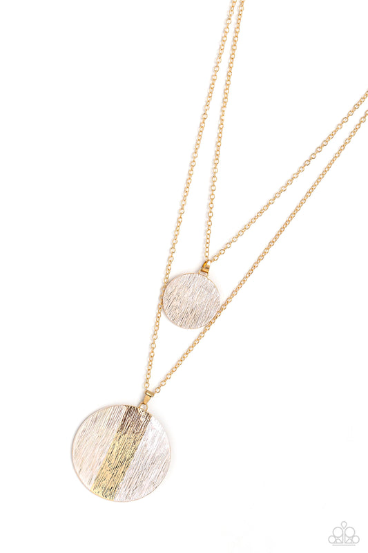 Paparazzi Necklaces - Striped Style - White