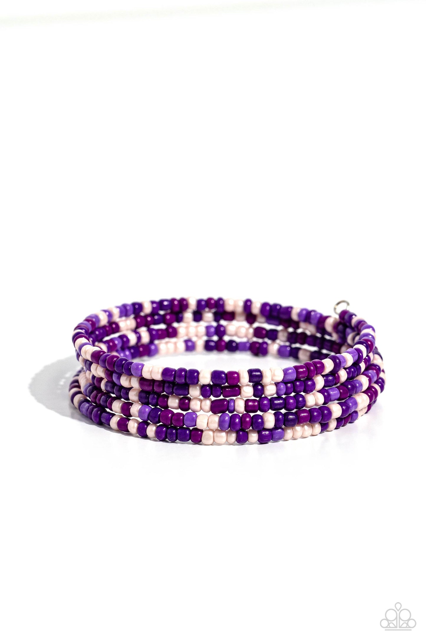 Paparazzi Bracelets - Coiled Candy - Purple