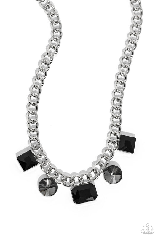 Paparazzi Necklaces - Alternating Audacity - Black