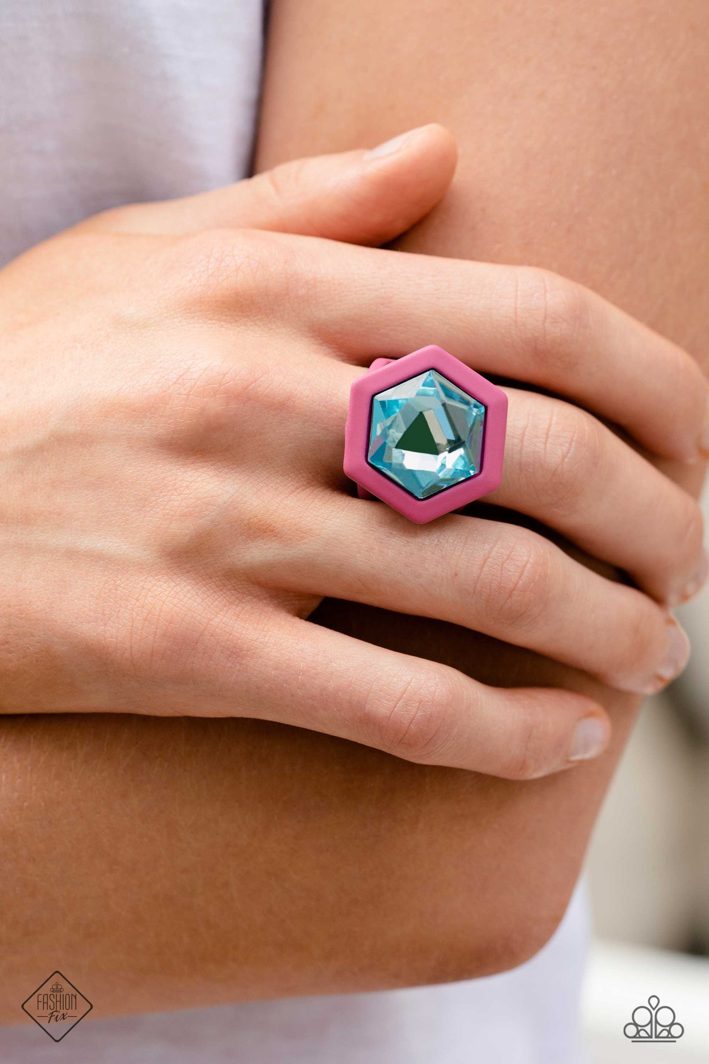 Paparazzi Rings - Changing Class - Pink - Fashion Fix